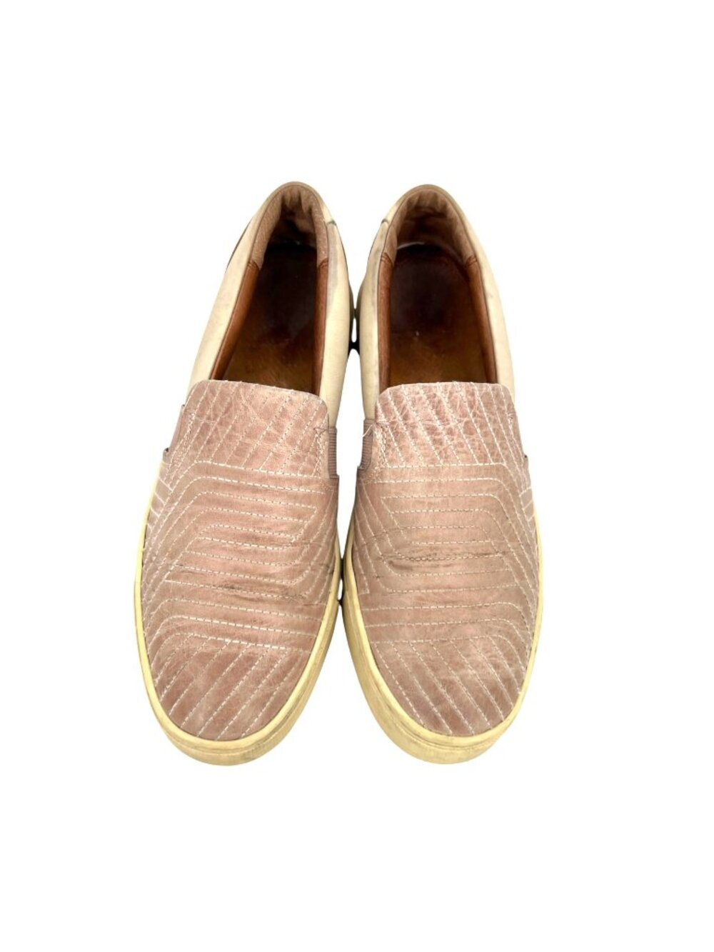 Frye Ivy Stitch Slip-On Sneakers Blush Pink Casual Comfort Minimalist Size 7.5